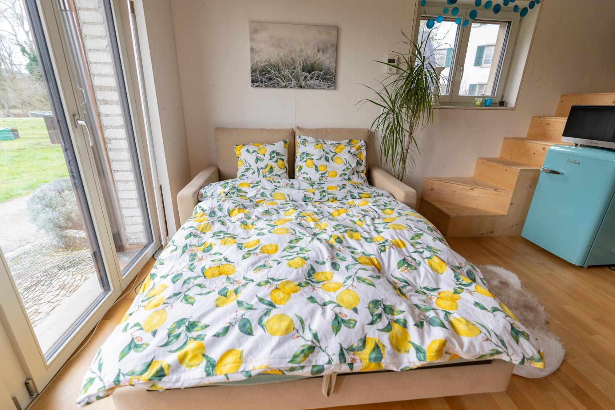 Tiny House Chez Claudine - Relaxen, Workspace, Naehe Thermen, Netflix, Free Parking & Wifi ブルック エクステリア 写真